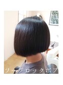 ツーブロックボブ