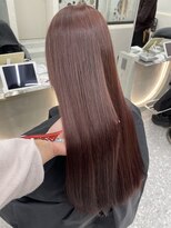 ロンド マーレ 天神大名店(Lond mare)&nbsp;チェリーブラウン/フェミニン/ダークアッシュ/束感/福岡髪質改善