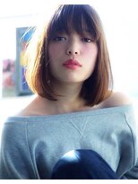 ラべリー 池袋(LOVELEY)&nbsp;まとまるボブ×重く見えない透明感カラー【池袋】