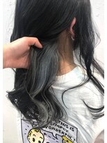 ヴェイン 渋谷(vain)&nbsp;インナーホワイトグレー 大人ミディアム