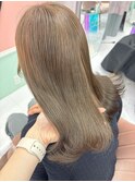 【girland】オリーブベージュ/韓国風/レイヤーカット