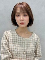 エジョン 幡ヶ谷店(Aejon)&nbsp;シルキーベージュ　ミディアムヘア　大人ガーリー