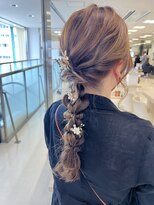 ケンジ 平塚ラスカ店(KENJE)&nbsp;編みおろし/神奈川ヘアセット/結婚式ヘア