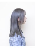 グレージュ#ダブルカラー＃切りっぱなしボブ＃ケアブリーチ#豊橋