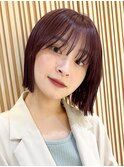 大人ボブ/顔まわり/韓国風/髪質改善トリートメント/ショートボブ