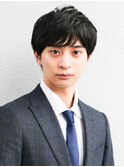 ホワイトグレージュミニウルフデジタルパーマチェリーブラウン