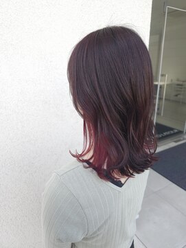 ゴットラトゥール(GOTTO LATOUR) レッドブラウン☆インナーカラー/カシスレッド/ブリーチ