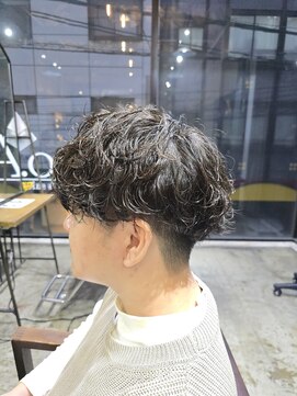 アノ(Ano.) メンズパーマシャドーパーマスパイラルパーマメンズカット