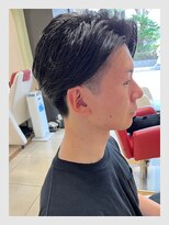 クリアオム 春日部(CLEAR homme)&nbsp;メンズ さわやかツーブロックショートスタイル アップバング