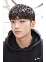 アース 錦糸町店(HAIR&MAKE EARTH)&nbsp;無造作マッシュメンズショート☆ツーブロックアッシュブラウン