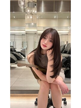 ラル 立川南口(lar) フェイスレイヤー_メルティカラー似合わせカットセミロング