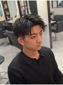 短髪無造作スタイル