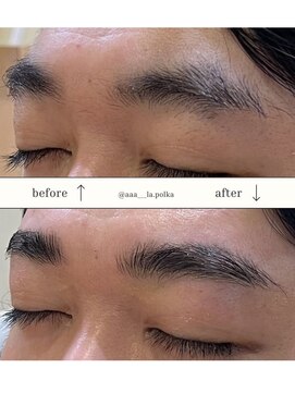 ラポルカ(La Polka) 眉毛ワックス&眉毛パーマ