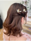 ツインハーフアップ【品川/ヘアセット】