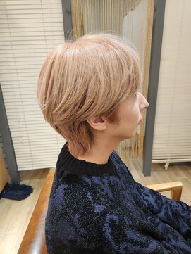 クラリス バイネオ 武蔵小杉(Claris by neo) ホワイトグレージュ/センターパート/ブリーチ/武蔵小杉/新丸子