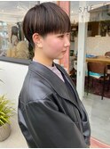 刈り上げマッシュショート