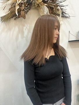 ヘアーテラスエム 奈良店(hair terrace M) まろやかベージュ