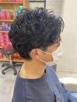 サロンドジョー(salon de joe)&nbsp;メンズカットツイストスパイラルパーマニュアンスパーマショート