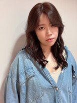 エルパティオ(EL PATIO) オレンジブラウン/イルミナカラー/レイヤー/大人/夏/韓国