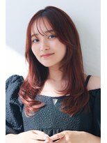 エイチツーオーアヴェダ 渋谷ヒカリエＳｈｉｎＱｓ店 クロードモネＨ２Ｏアヴェダ 大人レイヤー/オレンジブラウン/渋谷/渋谷駅