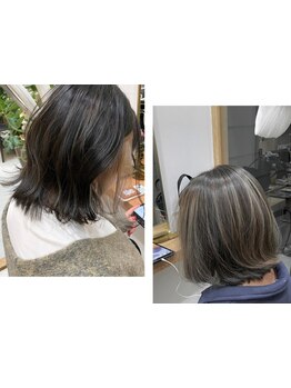 グレイカラーで"隠す"から活かすへ◎お悩みに寄り添い、毎日を自分らしく♪