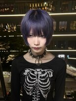 ベレーザ 渋谷(BELEZA)&nbsp;15572ブリーチ＆ダブルカラーラベンダーパープルフショート