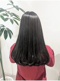 毛先ワンカールのストカール/手で乾かしただけ