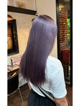 ボアップ 難波店(boappu) #プルエクステ#エクステ#パープル#バイオレット#カラー