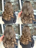 ミョンシル ブリーチなしミルクティーグレージュ