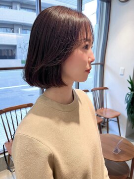 リールヘアー 香椎店(rire hair) 前上がり大人ボブ