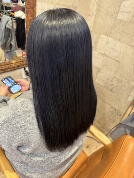 ヘアサロン アプリ(hair salon APPLI) ダークトーン☆ブルーブラック♪