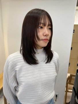 ハニー 町田(HONEY) ハッシュカットミディアムレイヤー/シャギーボブ/ブルーブラウン