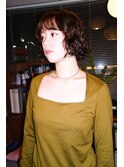 柔らかさをまとったボブパーマ