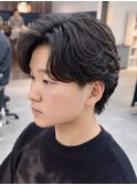 ニュアンスパーマ/フェザーパーマ/毛流れセンターパート/千葉駅