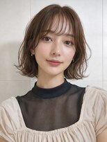 ノア 三宮店(NOA)&nbsp;【NOA】柔らかベージュ×小顔くびれボブ