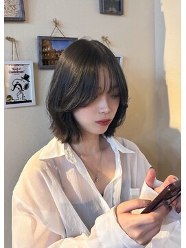 キーゴ 博多(KY-GO.) オリーブベージュ/レイヤーボブ