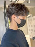 調布メンズパーマフェザーパーマシャドウパーマセンターパート