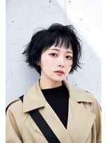 コートフィールエー(CO_T feel.a)&nbsp;都会派モードショート/黒髪でも重くない！束感×オン眉