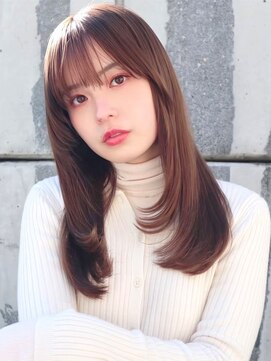 セシル ヘアー(Cecil hair) 髪質改善×顔周りレイヤー*ミルクチョコブラウン*河原町