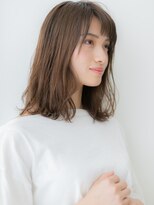 モッズヘア 越谷(mod's hair)&nbsp;ラテグレージュ抜け感毛先パーマくびれレイヤーX越谷20代30代