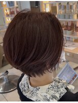 ミーサ(MYSA) ピンクベージュ/アンブレラカラー/前髪/小田原