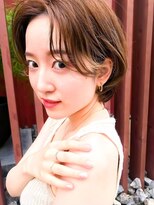 ディーバ 横浜(D.I.E.V.A)&nbsp;20代30代40代長めシースルー小顔バング大人丸み艶髪ショートボブ