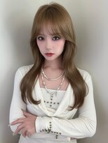 ユーフォリア 銀座本店(Euphoria)&nbsp;【AYAKI】ブリーチなしミルクティー ベージュ くびれヘア