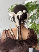 オーラ(ora)&nbsp;【20代結婚式参列◎リボンたっぷりヘアセット♪】