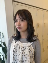 サラ ビューティー サイト 古賀店(SARA Beauty Sight)&nbsp;【オリーブ】ミディアム/似合わせ顔周り/20代/古賀/秋冬ヘーゼル