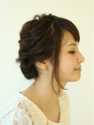 ＜早朝OK★＞結婚式の二次会や普段のデートにも◎ヘアアレンジでいつもと違う可愛さを最大限に引き出す♪