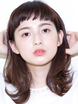 カラル(CARAL) 【CARAL】ショートバング&外ハネミディアムレイヤー