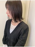 きりっぱなしボブ ダークチョコレートブラウン イルミナ
