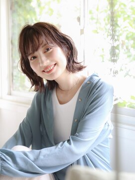 コム(com by neolive) シースルーバング大人切りっぱなしボブ 3