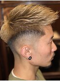 ジェットモヒカン風フェードスタイル
